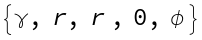 {gamma,r,r ,0,phi}