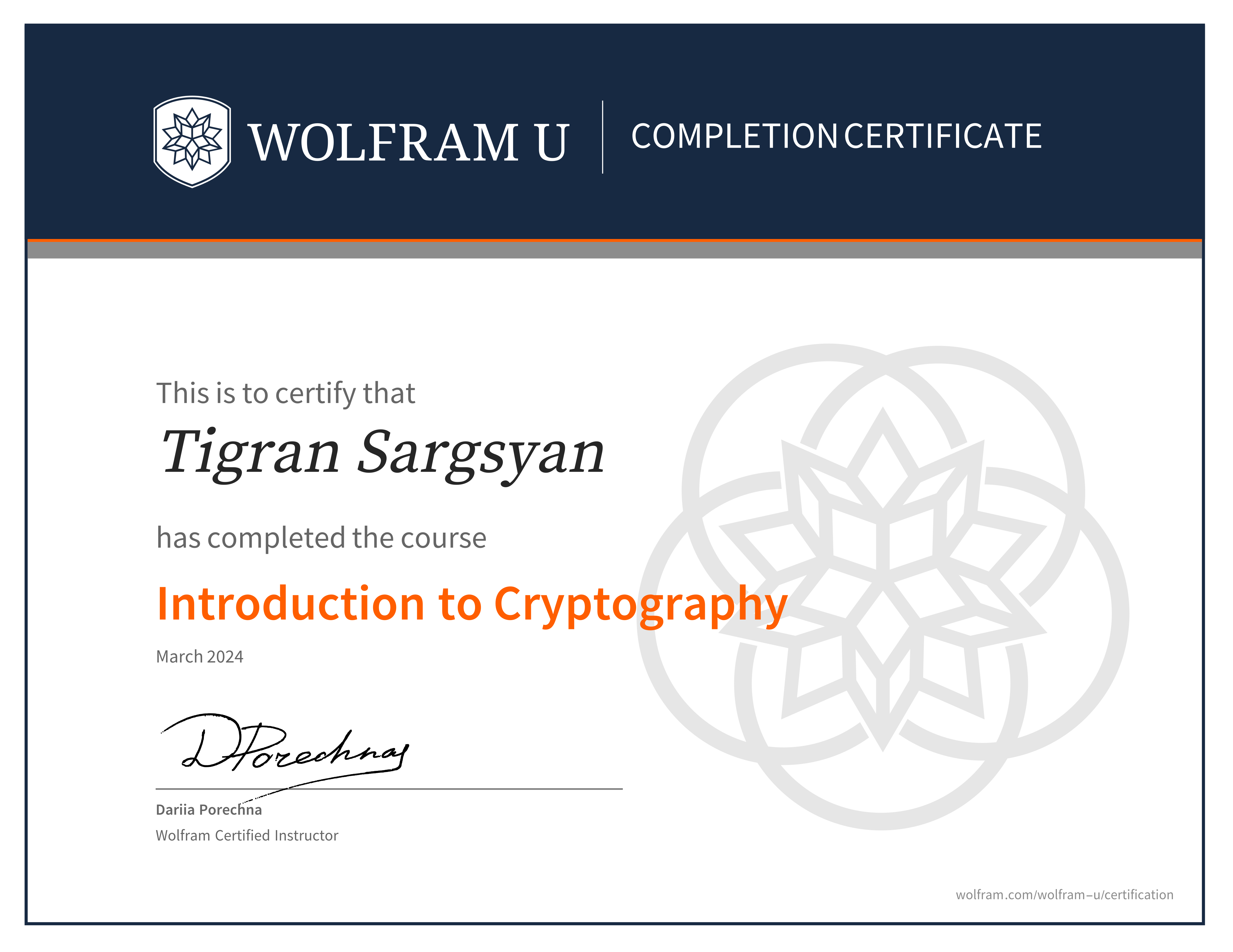 certificate image