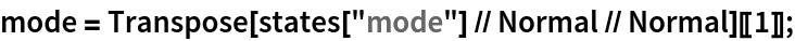 mode = Transpose[states["mode"] // Normal // Normal][[1]];