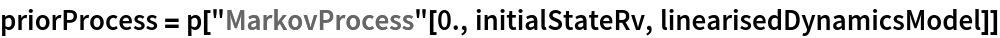 priorProcess = p["MarkovProcess"[0., initialStateRv, linearisedDynamicsModel]]