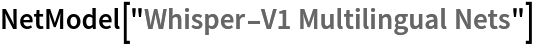 NetModel["Whisper-V1 Multilingual Nets"]