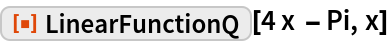 LinearFunctionQ | Wolfram Function Repository