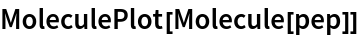 MoleculePlot[Molecule[pep]]