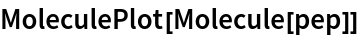 MoleculePlot[Molecule[pep]]