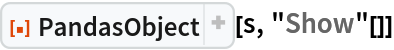 ResourceFunction["PandasObject"][s, "Show"[]]