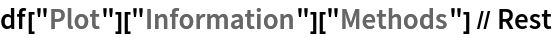 df["Plot"]["Information"]["Methods"] // Rest