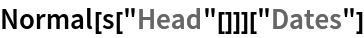 Normal[s["Head"[]]]["Dates"]