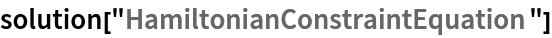 solution["HamiltonianConstraintEquation"]