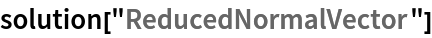 solution["ReducedNormalVector"]