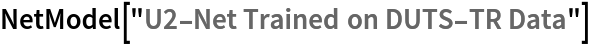 NetModel["U2-Net Trained on DUTS-TR Data"]