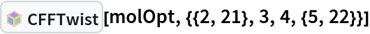 InterpretationBox[FrameBox[TagBox[TooltipBox[PaneBox[GridBox[List[List[GraphicsBox[List[Thickness[0.0025`], List[FaceForm[List[RGBColor[0.9607843137254902`, 0.5058823529411764`, 0.19607843137254902`], Opacity[1.`]]], FilledCurveBox[List[List[List[0, 2, 0], List[0, 1, 0], List[0, 1, 0], List[0, 1, 0], List[0, 1, 0]], List[List[0, 2, 0], List[0, 1, 0], List[0, 1, 0], List[0, 1, 0], List[0, 1, 0]], List[List[0, 2, 0], List[0, 1, 0], List[0, 1, 0], List[0, 1, 0], List[0, 1, 0], List[0, 1, 0]], List[List[0, 2, 0], List[1, 3, 3], List[0, 1, 0], List[1, 3, 3], List[0, 1, 0], List[1, 3, 3], List[0, 1, 0], List[1, 3, 3], List[1, 3, 3], List[0, 1, 0], List[1, 3, 3], List[0, 1, 0], List[1, 3, 3]]], List[List[List[205.`, 22.863691329956055`], List[205.`, 212.31669425964355`], List[246.01799774169922`, 235.99870109558105`], List[369.0710144042969`, 307.0436840057373`], List[369.0710144042969`, 117.59068870544434`], List[205.`, 22.863691329956055`]], List[List[30.928985595703125`, 307.0436840057373`], List[153.98200225830078`, 235.99870109558105`], List[195.`, 212.31669425964355`], List[195.`, 22.863691329956055`], List[30.928985595703125`, 117.59068870544434`], List[30.928985595703125`, 307.0436840057373`]], List[List[200.`, 410.42970085144043`], List[364.0710144042969`, 315.7036876678467`], List[241.01799774169922`, 244.65868949890137`], List[200.`, 220.97669792175293`], List[158.98200225830078`, 244.65868949890137`], List[35.928985595703125`, 315.7036876678467`], List[200.`, 410.42970085144043`]], List[List[376.5710144042969`, 320.03370475769043`], List[202.5`, 420.53370475769043`], List[200.95300006866455`, 421.42667961120605`], List[199.04699993133545`, 421.42667961120605`], List[197.5`, 420.53370475769043`], List[23.428985595703125`, 320.03370475769043`], List[21.882003784179688`, 319.1406993865967`], List[20.928985595703125`, 317.4896984100342`], List[20.928985595703125`, 315.7036876678467`], List[20.928985595703125`, 114.70369529724121`], List[20.928985595703125`, 112.91769218444824`], List[21.882003784179688`, 111.26669120788574`], List[23.428985595703125`, 110.37369346618652`], List[197.5`, 9.87369155883789`], List[198.27300024032593`, 9.426692008972168`], List[199.13700008392334`, 9.203690528869629`], List[200.`, 9.203690528869629`], List[200.86299991607666`, 9.203690528869629`], List[201.72699999809265`, 9.426692008972168`], List[202.5`, 9.87369155883789`], List[376.5710144042969`, 110.37369346618652`], List[378.1179962158203`, 111.26669120788574`], List[379.0710144042969`, 112.91769218444824`], List[379.0710144042969`, 114.70369529724121`], List[379.0710144042969`, 315.7036876678467`], List[379.0710144042969`, 317.4896984100342`], List[378.1179962158203`, 319.1406993865967`], List[376.5710144042969`, 320.03370475769043`]]]]], List[FaceForm[List[RGBColor[0.5529411764705883`, 0.6745098039215687`, 0.8117647058823529`], Opacity[1.`]]], FilledCurveBox[List[List[List[0, 2, 0], List[0, 1, 0], List[0, 1, 0], List[0, 1, 0]]], List[List[List[44.92900085449219`, 282.59088134765625`], List[181.00001525878906`, 204.0298843383789`], List[181.00001525878906`, 46.90887451171875`], List[44.92900085449219`, 125.46986389160156`], List[44.92900085449219`, 282.59088134765625`]]]]], List[FaceForm[List[RGBColor[0.6627450980392157`, 0.803921568627451`, 0.5686274509803921`], Opacity[1.`]]], FilledCurveBox[List[List[List[0, 2, 0], List[0, 1, 0], List[0, 1, 0], List[0, 1, 0]]], List[List[List[355.0710144042969`, 282.59088134765625`], List[355.0710144042969`, 125.46986389160156`], List[219.`, 46.90887451171875`], List[219.`, 204.0298843383789`], List[355.0710144042969`, 282.59088134765625`]]]]], List[FaceForm[List[RGBColor[0.6901960784313725`, 0.5882352941176471`, 0.8117647058823529`], Opacity[1.`]]], FilledCurveBox[List[List[List[0, 2, 0], List[0, 1, 0], List[0, 1, 0], List[0, 1, 0]]], List[List[List[200.`, 394.0606994628906`], List[336.0710144042969`, 315.4997024536133`], List[200.`, 236.93968200683594`], List[63.928985595703125`, 315.4997024536133`], List[200.`, 394.0606994628906`]]]]]], List[Rule[BaselinePosition, Scaled[0.15`]], Rule[ImageSize, 10], Rule[ImageSize, 15]]], StyleBox[RowBox[List["CFFTwist", " "]], Rule[ShowAutoStyles, False], Rule[ShowStringCharacters, False], Rule[FontSize, Times[0.9`, Inherited]], Rule[FontColor, GrayLevel[0.1`]]]]], Rule[GridBoxSpacings, List[Rule["Columns", List[List[0.25`]]]]]], Rule[Alignment, List[Left, Baseline]], Rule[BaselinePosition, Baseline], Rule[FrameMargins, List[List[3, 0], List[0, 0]]], Rule[BaseStyle, List[Rule[LineSpacing, List[0, 0]], Rule[LineBreakWithin, False]]]], RowBox[List["PacletSymbol", "[", RowBox[List["\"RobertNachbar/ConsistentForceField\"", ",", "\"RobertNachbar`ConsistentForceField`CFFTwist\""]], "]"]], Rule[TooltipStyle, List[Rule[ShowAutoStyles, True], Rule[ShowStringCharacters, True]]]], Function[Annotation[Slot[1], Style[Defer[PacletSymbol["RobertNachbar/ConsistentForceField", "RobertNachbar`ConsistentForceField`CFFTwist"]], Rule[ShowStringCharacters, True]], "Tooltip"]]], Rule[Background, RGBColor[0.968`, 0.976`, 0.984`]], Rule[BaselinePosition, Baseline], Rule[DefaultBaseStyle, List[]], Rule[FrameMargins, List[List[0, 0], List[1, 1]]], Rule[FrameStyle, RGBColor[0.831`, 0.847`, 0.85`]], Rule[RoundingRadius, 4]], PacletSymbol["RobertNachbar/ConsistentForceField", "RobertNachbar`ConsistentForceField`CFFTwist"], Rule[Selectable, False], Rule[SelectWithContents, True], Rule[BoxID, "PacletSymbolBox"]][molOpt, {{2, 21}, 3, 4, {5, 22}}]