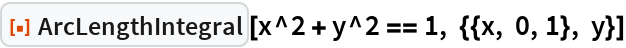 ArcLengthIntegral | Wolfram Function Repository