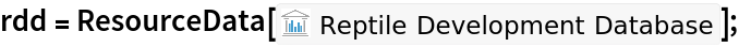 rdd = ResourceData[\!\(\*
TagBox[
InterpretationBox[
ButtonBox[
TagBox[
TooltipBox[
TagBox[GridBox[{
{
GraphicsBox[RasterBox[CompressedData["
1:eJztnMeOHUUUhi1gwZJX4C3YskFia8QD2MJYbIxkIyFehp1ztsc55+xxzjnn
nFMx/0BJFBhcd6qu65y+3ycdCxzOrTrnuz3dVd395cSfx//4ybhx46Z9PvLL
+Am/fj116oTfvvti5H++nzLtp8lTJv3w7ZRfJk2eNPWriZ+O/ObQX/HZSAQA
AAAAAAAAAABwwfTp0wnCVOAz0aXAZ6JLgc9ElwKfiS4FPhNdCnwmuhT4THQp
AAAAALpE63Mrwl9YpnVtCH9hmda1IfyFZVrXhvAXlmldG8JfWKZ1bQh/YZnW
tSH8hWVa14bwFwAAAAAAAAAeqX39+83vwz0FecaWJ8L6RQo++8wTwecUfPaZ
J4LPKfjsM08En1Pw2WeeCD6n4LPPPBF8TsFnn3ki+JyCzz7zRPA5BZ995ong
cwo++8wTwecUfPaZJ4LPKfjsM08En1Pw2WeeCD6n4LPPPBF8TsFnn3ki+JyC
zz7zRPA5BZ995ongcwo++8wTwecUfPaZJ4LPKfjsM08En1Pw2WeeCD6n4LPP
PBF8TsFnn3ki+JyCzz7zRPA5BZ995ongcwo++8wTwecUfPaZJ4LPKfjsM08E
n1Pw2WeeCD6n4LPPPBF8TsFnn3ki+JyCzz7zRPA5BZ995ongc0rXfa6F1Xnh
cwo+52F1Xvicgs95WJ0XPqfgcx5W54XPKfich9V54XMKPudhdV74nILPeVid
Fz6n4HMeVueFzyn4nIfVeeFzCj7nYXVe+JyCz3lYnRc+p+BzHlbnhc8p+JyH
tfFE8DkFn/OwNp4IPqfgcx7WxhPB5xR8zsPaeCL4nILPeVgbTwSfU/A5D2vj
ieBzCj7nYW08EXxOwec8rI0ngs8pVuthzR9r44lY7V8rrNbDmj/WxhOx2r9W
WK2HNX+sjSditX+tsFoPa/5YG0/Eav9aYbUe1vyxNp6I1f61wmo9rPljbTwR
q/1rhdV6WPPH2ngiVvvXCqv1sOaPtfFErPavFVbrYc0fa+OJWO1fK6zWw5o/
1sYTsdq/Vlith1V/rGG1f62wWg98zsNq/1phtR74nIfV/rXCaj3wOQ+r/WuF
1Xrgcx5W+9cKq/XA5zys9q8VVuuBz3lY7V8rrNYDn/Ow2r9WWK0HPudhtX+t
sFoPfM7Dav9aYbUe+JyH1f61wmo98DkPq/1rhdV64HMeVvvXCqv1wOc8rPYP
AAAAAAAAoCa9Xv/WCKgH/UuhHr6hfynUwzf0L4V6+Ib+pVAP39C/FOrhG/qX
Qj18Q/9SqIdv6B8AAAAAwOBy8ODBMH/+fIIwH4cOHfqgz3v37m1yjUsQvca+
ffvwmehM4DPRpcBnokuBz0SXAp+JLgU+E12KHJ8fP34cdu3aFWbOnFn8eevW
rQvXr18Pz549I4hw5syZsGTJkmKv5KYclau56PP3798fZs+eXfz5GzduDLdv
387+bOgO7969CxcuXAjLli0r9kguykm5OVZevnwZDh8+HObNm1c8nrVr144e
r6H7vHnzptrxWO7JQblYi9evX4cTJ06EhQsXFo9vxYoV4dKlS6PfXegW8uT4
8eNhwYIFxZ7INTmnnP3i7du34ezZs2Hp0qXF41UO5VJO8E3Nn+MtvNCxVcfY
lStXuvgeQn+oeZ0llyz83NY5sdYyLJ4nQX/Q2sLu3burroNZ486dO2HTpk3F
89N3fXh4uOg6FvrDgwcPwrZt28KMGTOK+7x58+Zw9+7d1lP6IA8fPgw7duwo
nrO++zoG9LLOCP2h1rFKPZUbcsQbT548Gd1vnDVrVlEN9L3QMeH+/futpzRw
1DqXlANy4enTp62nVMyLFy9Gn3uZO3ducV3Ym+k/uh67fPlylWt99Vy9lwNd
49WrV+HYsWNV1ibXrFkTrl271npKnULrY+fOnQtDQ0PF/VGP1Wv1vOto7+j0
6dNh8eLFxXXT3szFixebr/F4Rv04depUWLRoUXE/tB+o3irnoBH39pcvX16l
jtpfZW8mn/jzUs+WltZfPVQvOa78ydWrV8Pq1auL66q9Ge23sjfz39S8ntF5
n3oH7+fWrVuj13yldWZv5t9obaHGepNCPVKvIA+tzdVYt69xj6F3Hj16FHbu
3Fm8l8e6aTm19lXHcg+4d+7duxe2bt3KvpZBdHzVHnjpfS/qrXrc5WOMzgM2
bNhQfE4xZ86c0Zo/f/689ZQ6i86Hjxw5UuW+RPW8S+eAta6ptd6hGg/C2rEV
tL558uTJKmumcsDrNbrWx7T+XmPNU7VUTQdx7dgKNfe05ISXvZmaz1Wodqoh
a/d2iPccrFq1qri/cW/G4nGq5nNvqpVq5uH7O8jcuHEjrF+/vrjfugfByt5M
zeeZVJubN2+2nhL0iO4V37JlS3H/tY+mdw23uEdMawtaY9BaQ+k8VAut4YFv
dO94jf0ErRXqnTwf4x5e3Tu+Z8+e4r08zVlz154KdAt5KB9L17Dj3kw/HNHz
TNu3b6+yL/qxvnvQFp036Pyh9H6cuDdT42e4zo30PF2tcyPuWxk8ar77RHsz
Y7nG0rVrjeeZuK8QIlp3rfVuqty9mStXrlRZW9T6M/d9w/uIe2165qXUM71/
8J/3t8u58+fPV3k3Ic/lQC/o2US9P7LUOz1TpuePaj1fxjstoQQ9S17jvROl
oTHwXDvUotY6Wi+hz9Jn6rMB+kGtfY7/C+XWZ+izAD4G2oc+cOBAlX3oGMql
nNw/D63QPe9Hjx4teuZf/1Y5uH8erBDfydLLGob+rv6NxftSAUTOGrP+TH+H
PRDwhPYA//48n/5bvwfgGT1z26XnbgEAAAAAAAAAoH/8AXp/T6M=
"], {{0, 0}, {180, 180}}, {0, 255},
ColorFunction->RGBColor],
AspectRatio->1,
Axes->False,
Background->None,
BaselinePosition->Scaled[0.1],
Frame->None,
FrameTicks->None,
ImageSize->12,
ImageSizeRaw->{180., 180.},
PlotRange->{{0, 180}, {0, 180}}], "\<\"Reptile Development Database\"\>"}
},
AutoDelete->False,
BaseStyle->"SummaryPanel",
GridBoxAlignment->{"Columns" -> {{Center}}, "Rows" -> {{Baseline}}},
GridBoxItemSize->{"Columns" -> {{Automatic}}, "Rows" -> {{Automatic}}}],
"Grid"],
RowBox[{"ResourceSubmissionObject", "[", "\"\[Ellipsis]\"", "]"}]],
Annotation[#, 
Defer[ResourceSubmissionObject]["\[Ellipsis]"], "Tooltip"]& ],
Active->False,
Alignment->Left,
Appearance->{"Default" -> FrontEnd`FileName[{"Typeset", "SummaryBox"},
             "Panel.9.png"]},
BaseStyle->{Deployed -> False},
BaselinePosition->Baseline,
ButtonFunction:>Null,
DefaultBaseStyle->{"Pane", Background -> None},
Evaluator->Automatic,
FrameMargins->1,
Method->"Preemptive"],
ResourceSubmissionObject[<|"InformationElements" -> <|"Definitions" -> ResourceSystemClient`Private`CompressedInformationElement[
            "1:eJy9Vk1v1DAQXSjl84DgwNmIAyDaCjhwr7ZFVAKpaqqeOOAk46xRYkeeSZfwR/gX/EZmkt3NZpXddg/LJYrtZ897byaevIz9hdkbjUb4gB8nmjQCmScycY8fXy1SuyxTx4g+sZqsd+buHHJR5RA95Jfz4EsIVEePeHCaZSeANlsF7vPLlc4riOTAM5dCCfxwtIJ7LGzAWGclWlTLkTqZKOuSKm4YKAqgqeCtKvEOmSikyhsFWYbKBF8wdnG6MlDoHFBNLU2U8yrwipYdqItSFpodWqF1WQ4zuEryipLJjgx41jfgHKFK/WYb/m60oXljSZ0DNAERuNCjUYTnNmEcHqi4IoEEUFN5IJQ68MpM9swt6xRIyC7OG3sER22UZp/zpJBPJaWT4BE7KL7dYfFEEnLcZmijaxcy5PoIlgWzP4sss4TWp0Zgq7qnmctJLBxyG3et7Db18GdFWZf5hcaZKrgGl9fzBBVVTpbLflhZWxgDVTR3SJLOFi3mh07Z2p7nrT2nRRxq/0VzoJwVrPVpr4Vv9ueIh99AYxWgUTZPqCTeB1X6ILDl6V3Tvi/wBruZ+asB5mWAw4lEkEw3Z2xfhFvSlZpdh1phfDjA2BuDZeCtSlNrOFIrQY7blrsEHHO66HNeJasNo+O8P4dt5vta5rXLQIim2vLXQVBwJE0sgWdIqw9q/P3jp/e7ZDqEWGH67hZMp3y1/we2ZyHADXXwk4eXS/TK4I2VDnutQ61saj3WLuFF7kJ5Xh9IXXS9JIVc11zfMRgf1txPCpB0nFvkD2GXYqOJNTek5vc6sSh7WUdaNeW/pCMGmgK4ZRG9dC7p5JxyR6bF9fSLQbZpwelSE5H/iMu6hKjmX6DixxUk5MPgUkRBNO/NFcnfXd+dzoC+0P4ec0dGT/uHH5MvWtiL/sKpqwoRJ3713e+3xHV307pgKHcpS7olxkqRmNFAufwDp8gvBA=="]|>, "ContentElements" -> {"Dataset", "Definitions"}, "ContentElementAccessType" -> "Dataset", "DefaultContentElement" -> "Dataset", "Categories" -> {"Life Science"}, "ContentTypes" -> {"Numerical Data"}, "UUID" -> "275550ee-476a-48b1-888a-341146f9be10", "ResourceType" -> "DataResource", "Name" -> "Reptile Development Database", "Keywords" -> {"Reptile development", "Developmental plasticity", "Developmental environments"}, "Description" -> "This data measure the plasticity of some reptile phenotypic traits under changes in environmental conditions during development", "Details" -> ByteArray[CompressedData["
1:eJylVl+IVFUY35mdP7uzs+muggYVt3my8A8kWG1IjbtrWiq2d0wiyM7ce+7M
wTP3DOecO3/CByGphwqCKCJE6KGSQF/SoAeR7MHeigwyn3woM2EzQmKt1vrO
OXPv3Ls7kdXDzHz3/H7z/f++e+6tsrlqamho6Pfi0NBDU96wyOwiQno5kZnG
lNrnUpU6EZaLJKoigS1EKWsLSzKLuNiXxOtadda2ZB1b2G8RzvwGHK+3mohL
4gQUcdrVKHx4A9EkC3eamBPsO9i1ql0LN6q8y4TlIN8ivkcDhVjNOvaZ7DaJ
Y7UQJ0gS5q8H3KGBS/yaJXDH4up0vaFSVutayHctEfAWaSFqZ/cwiYWXFpm5
gGJRrKBaDf6pH7yhXsQhukLFPV1Hfg1XSAMIKUPgp74dv9baMF+OmCOKCbqE
fccM9lBA5TTzJQQWMXKKsXOGXLm/tcbL91J6d7mFCEVVCqFxBgmQBItePHjq
3zm7UmmcbYHNsqPyIryMYYjRnT5knEjsAnlMkWcwRV39qBl2/kncnWFt306N
wll+DjcpcjCIk9Os0WSB7852mhwLAXqhL8ZtTLE2spu1MHiy0hxgVzlcZeyg
yJY9ibkJEzqoGALbie8O+oOdr6DqHtyRIqO/o4RG8RXKgWS2wxmlIlPhAe4j
+zlqlrlyM0ISYaZEdhtF/kExEZkLA4Ak3UY0w2UwWtTdYMp6O27dsRcJoQsi
VG5Fdjuiog8X+/C+5lJwWef1KsUPnXjus+kJ03n6YMfl355/cNV8mR94+2Gk
hOU9GZV5SW9GOV/WpMee2nSnl+1VLyXy21hnBsZeiY9z4sKjV+y3n9Y9Waqg
DvNZgzh2EzvQxyWg5+ZYW7ELPVZBAKJ2BbBSlp3xUQMrIc089TMMq0H95oRW
AWKkf6w0W6vNYEFqflzxRKiYY09X0a9pRbCJtAFcg5lUQhtzrXpUrS0HQXW1
XaidpiGnroQCzF5Q1XtFkyXHSDZ6c6wNTZQqHBE5DemQuMZ4N+7NeOiNY0DI
glZPfGMn264TYyiymJVKnfaFaPIItAUEGZ9OYzJuaKQH/W0CtVYRT+BqlcBZ
vVZ3IOnUKaQqrnJNjzeucw8FirKwRHeGEk8LWSFRzVhHMhleyC30N3Yy2OE2
MtE2MILlHIs2WyrXcNyx8D207MTOuKhrEtxk8JjaMKAUI3UVbK8tBvuZtm7X
Mxt3BpV7GN47AxI1BruOtIgbwGibAvvJJkeNJsWR+mIJ5lLI7TRwErXOhk2V
7M0xiRvwxkAyMI2dc/VwROrGS5U+Ia5vLMweBDhQ05Iw/nkm1sZNaf8DTY9b
fSRMIldLLWbmv1rXdVc3Eh28w2jQMOl1TFTpqunWQCRGPasVDDJc9Pqem3oZ
kymk/XBgaRI/YIEwve8g2vOX63ZxqBpcr6tVmduMchPuHHCQN8XRA7m8j1Pr
YoejvcM0ErGtkHGZj2NNNOaoXjmgXbZT98UQ464K2/gVjnPSdFg66HbweGP0
vLK0H1YX38vUC4IgGi9hPixhW1F0NZohr1+5AUbiRdsY63e91p5GcLkbMO+x
kcy2FMcuVNRN6X9d4FYn31p83+YL1wRc5PilE8cWxIbYe/Wxd3empUJ2rfsp
I+MIPfNeQSMP7EtPJpBzZ4++pZG7PjVChBz+HL+jkbF13x9NIFvc2fMaObN4
/XwCuS4Wv9DI169NfZlATn418p3x7Z6PriSQ96d++EUjlQtrbySQV+nkgka8
9uWFBLLp5ScWNXJk09xiArn1+q2LgUKOz6+6FMSRn1+6cFUjr5ze+mMCmVpY
sUVdjfnNrf6jrThy8xnP08ivzxohQm6cOtLQyBt/Ej+BHK5eFxrpuEaIkNIf
x1/QyCf2rUMJJJd/8apGPl6Yv5pAPtx8+uQ3Crn4wVktLLv45A6/ufsve5l+
xQ==
"]], "ExternalLinks" -> {
Hyperlink[
           "https://repdevo.com/database/", "https://repdevo.com/database/"], 
Hyperlink["https://repdevo.com/", "https://repdevo.com/"]}, "SourceMetadata" -> <|"Citation" -> {"Noble, D.W.A, Stenhouse, V., Riley, J.E., Warner, D.A., While, G.M., Du, W.-G., Uller, T. and Schwanz, L.E. (2018) A comprehensive database of thermal developmental plasticity in reptiles: Reptile Development Database. Scientific Data, in press."}, "Creator" -> "Noble, D.W.A et al.", "Date" -> DateObject[{2018}, "Year"], "GeographicCoverage" -> "World", "Language" -> "English", "Publisher" -> "Scientific Data", "Rights" -> "Free", "TemporalCoverage" -> "NA", "Title" -> "A comprehensive database of thermal developmental plasticity in reptiles: Reptile Development Database"|>,
          "ExampleNotebook" -> CloudObject[
          "https://www.wolframcloud.com/obj/resourcesystem/marketplacestorage/submissions/1688402ae369fff5/275/275550ee-476a-48b1-888a-341146f9be10/ExampleNotebook"], "DefinitionNotebook" -> CloudObject[
          "https://www.wolframcloud.com/obj/resourcesystem/marketplacestorage/submissions/1688402ae369fff5/275/275550ee-476a-48b1-888a-341146f9be10/Definition.nb"], "DefinitionNotebookInformation" -> ByteArray[CompressedData["

1:eJwBzAEz/iFib1JiAQAAAL8BAAA4Qzp4nJWT327TMBTGEesGK3+E0ASCG3aR
Wyddp11wGZJWVGQT4lRw7TinqaljWz7OtO7xeAoeB6dd6CYEYpf2d87nn48/
py8YPIs+tN4bnZkKZ3mxfnL94+fZ91MGz6NMSbHCKhVeGg2H2RLF6jhV6pa2
7YUDaMtGegZPo8xoMgrna4s0uDAaGbyOcizb+sJ4LI1ZTVu9cSTan3JF2Nnl
knipsPootafFgAaFJJ/uMRieIxGvcc5rOJo01q8nV7yxCgG3Jgz2C7xEBUNo
6xqp22TwcJbTXkC9n8Wjb9xpqeu/97+Z1do4rD4rLnBpVIUuXNij9vfj+A+f
P2EYHEWTK6HaCquZJnuDv3iwHReDl1Fv64xF5yXeEUE4bm+LdJi23jTcS9EF
YavPZRNO3fU9jr6iKw3h7+d6lbXOBdQ5hilyj0GnLiHD8Wg8jkfv45MzBm9z
XEgtO8K+rjCCb6LkktTaEKDNipJz7pe4oeDHpzG3NrmZBSWwJo/NVCqkpJB6
RUnOPf+CZFonMPmETqNK+gPuqjuAWJdhdn3+er2LKAy6jhDRXvznnd7tLPv6
8A8CaF99cBKPR/HoF7hrKi1tfN/i
"]], "OriginalUUID" -> "Reptile Development Database", "SubmissionID" -> "4544", "Submitter" -> "linar@wolfram.com",
          "SubmitterUUID" -> "36a06da6-e658-4893-8cc6-54cf4f7a3e42", "ContributedBy" -> "Lina Marcela Ruiz Galvis and Keiko Hirayama", "PublisherUUID" -> "bd1100e5-427e-46a3-ab17-d2d332cef87b", "ShortName" -> "Reptile-Development-Database", "SubmissionDate" -> DateObject[{2024, 2, 9, 15, 6, 51.166932},
            "Instant", "Gregorian", 0.], "Download" -> <|"Dataset" -> CloudObject[
            "https://www.wolframcloud.com/obj/resourcesystem/marketplacestorage/submissions/1688402ae369fff5/275/275550ee-476a-48b1-888a-341146f9be10/7c08aa9d7f7fd63c/data"]|>, "MetadataFile" -> "marketplacestorage/submissions/1688402ae369fff5/275/275550ee-476a-48b1-888a-341146f9be10/moreinfo"|>],
SelectWithContents->True,
Selectable->False],
#& ,
BoxID -> "ResourceTag-Reptile Development Database-Input",
AutoDelete->True]\)];