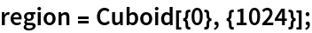 region = Cuboid[{0}, {1024}];