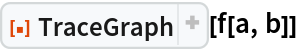 ResourceFunction["TraceGraph"][f[a, b]]