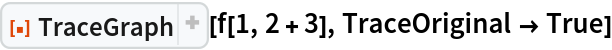 ResourceFunction["TraceGraph"][f[1, 2 + 3], TraceOriginal -> True]