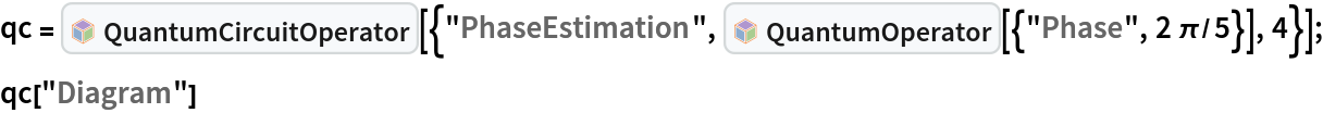 qc = InterpretationBox[FrameBox[TagBox[TooltipBox[PaneBox[GridBox[List[List[GraphicsBox[List[Thickness[0.0025`], List[FaceForm[List[RGBColor[0.9607843137254902`, 0.5058823529411764`, 0.19607843137254902`], Opacity[1.`]]], FilledCurveBox[List[List[List[0, 2, 0], List[0, 1, 0], List[0, 1, 0], List[0, 1, 0], List[0, 1, 0]], List[List[0, 2, 0], List[0, 1, 0], List[0, 1, 0], List[0, 1, 0], List[0, 1, 0]], List[List[0, 2, 0], List[0, 1, 0], List[0, 1, 0], List[0, 1, 0], List[0, 1, 0], List[0, 1, 0]], List[List[0, 2, 0], List[1, 3, 3], List[0, 1, 0], List[1, 3, 3], List[0, 1, 0], List[1, 3, 3], List[0, 1, 0], List[1, 3, 3], List[1, 3, 3], List[0, 1, 0], List[1, 3, 3], List[0, 1, 0], List[1, 3, 3]]], List[List[List[205.`, 22.863691329956055`], List[205.`, 212.31669425964355`], List[246.01799774169922`, 235.99870109558105`], List[369.0710144042969`, 307.0436840057373`], List[369.0710144042969`, 117.59068870544434`], List[205.`, 22.863691329956055`]], List[List[30.928985595703125`, 307.0436840057373`], List[153.98200225830078`, 235.99870109558105`], List[195.`, 212.31669425964355`], List[195.`, 22.863691329956055`], List[30.928985595703125`, 117.59068870544434`], List[30.928985595703125`, 307.0436840057373`]], List[List[200.`, 410.42970085144043`], List[364.0710144042969`, 315.7036876678467`], List[241.01799774169922`, 244.65868949890137`], List[200.`, 220.97669792175293`], List[158.98200225830078`, 244.65868949890137`], List[35.928985595703125`, 315.7036876678467`], List[200.`, 410.42970085144043`]], List[List[376.5710144042969`, 320.03370475769043`], List[202.5`, 420.53370475769043`], List[200.95300006866455`, 421.42667961120605`], List[199.04699993133545`, 421.42667961120605`], List[197.5`, 420.53370475769043`], List[23.428985595703125`, 320.03370475769043`], List[21.882003784179688`, 319.1406993865967`], List[20.928985595703125`, 317.4896984100342`], List[20.928985595703125`, 315.7036876678467`], List[20.928985595703125`, 114.70369529724121`], List[20.928985595703125`, 112.91769218444824`], List[21.882003784179688`, 111.26669120788574`], List[23.428985595703125`, 110.37369346618652`], List[197.5`, 9.87369155883789`], List[198.27300024032593`, 9.426692008972168`], List[199.13700008392334`, 9.203690528869629`], List[200.`, 9.203690528869629`], List[200.86299991607666`, 9.203690528869629`], List[201.72699999809265`, 9.426692008972168`], List[202.5`, 9.87369155883789`], List[376.5710144042969`, 110.37369346618652`], List[378.1179962158203`, 111.26669120788574`], List[379.0710144042969`, 112.91769218444824`], List[379.0710144042969`, 114.70369529724121`], List[379.0710144042969`, 315.7036876678467`], List[379.0710144042969`, 317.4896984100342`], List[378.1179962158203`, 319.1406993865967`], List[376.5710144042969`, 320.03370475769043`]]]]], List[FaceForm[List[RGBColor[0.5529411764705883`, 0.6745098039215687`, 0.8117647058823529`], Opacity[1.`]]], FilledCurveBox[List[List[List[0, 2, 0], List[0, 1, 0], List[0, 1, 0], List[0, 1, 0]]], List[List[List[44.92900085449219`, 282.59088134765625`], List[181.00001525878906`, 204.0298843383789`], List[181.00001525878906`, 46.90887451171875`], List[44.92900085449219`, 125.46986389160156`], List[44.92900085449219`, 282.59088134765625`]]]]], List[FaceForm[List[RGBColor[0.6627450980392157`, 0.803921568627451`, 0.5686274509803921`], Opacity[1.`]]], FilledCurveBox[List[List[List[0, 2, 0], List[0, 1, 0], List[0, 1, 0], List[0, 1, 0]]], List[List[List[355.0710144042969`, 282.59088134765625`], List[355.0710144042969`, 125.46986389160156`], List[219.`, 46.90887451171875`], List[219.`, 204.0298843383789`], List[355.0710144042969`, 282.59088134765625`]]]]], List[FaceForm[List[RGBColor[0.6901960784313725`, 0.5882352941176471`, 0.8117647058823529`], Opacity[1.`]]], FilledCurveBox[List[List[List[0, 2, 0], List[0, 1, 0], List[0, 1, 0], List[0, 1, 0]]], List[List[List[200.`, 394.0606994628906`], List[336.0710144042969`, 315.4997024536133`], List[200.`, 236.93968200683594`], List[63.928985595703125`, 315.4997024536133`], List[200.`, 394.0606994628906`]]]]]], List[Rule[BaselinePosition, Scaled[0.15`]], Rule[ImageSize, 10], Rule[ImageSize, 15]]], StyleBox[RowBox[List["QuantumCircuitOperator", " "]], Rule[ShowAutoStyles, False], Rule[ShowStringCharacters, False], Rule[FontSize, Times[0.9`, Inherited]], Rule[FontColor, GrayLevel[0.1`]]]]], Rule[GridBoxSpacings, List[Rule["Columns", List[List[0.25`]]]]]], Rule[Alignment, List[Left, Baseline]], Rule[BaselinePosition, Baseline], Rule[FrameMargins, List[List[3, 0], List[0, 0]]], Rule[BaseStyle, List[Rule[LineSpacing, List[0, 0]], Rule[LineBreakWithin, False]]]], RowBox[List["PacletSymbol", "[", RowBox[List["\"Wolfram/QuantumFramework\"", ",", "\"Wolfram`QuantumFramework`QuantumCircuitOperator\""]], "]"]], Rule[TooltipStyle, List[Rule[ShowAutoStyles, True], Rule[ShowStringCharacters, True]]]], Function[Annotation[Slot[1], Style[Defer[PacletSymbol["Wolfram/QuantumFramework", "Wolfram`QuantumFramework`QuantumCircuitOperator"]], Rule[ShowStringCharacters, True]], "Tooltip"]]], Rule[Background, RGBColor[0.968`, 0.976`, 0.984`]], Rule[BaselinePosition, Baseline], Rule[DefaultBaseStyle, List[]], Rule[FrameMargins, List[List[0, 0], List[1, 1]]], Rule[FrameStyle, RGBColor[0.831`, 0.847`, 0.85`]], Rule[RoundingRadius, 4]], PacletSymbol["Wolfram/QuantumFramework", "Wolfram`QuantumFramework`QuantumCircuitOperator"], Rule[Selectable, False], Rule[SelectWithContents, True], Rule[BoxID, "PacletSymbolBox"]][{"PhaseEstimation", InterpretationBox[FrameBox[TagBox[TooltipBox[PaneBox[GridBox[List[List[GraphicsBox[List[Thickness[0.0025`], List[FaceForm[List[RGBColor[0.9607843137254902`, 0.5058823529411764`, 0.19607843137254902`], Opacity[1.`]]], FilledCurveBox[List[List[List[0, 2, 0], List[0, 1, 0], List[0, 1, 0], List[0, 1, 0], List[0, 1, 0]], List[List[0, 2, 0], List[0, 1, 0], List[0, 1, 0], List[0, 1, 0], List[0, 1, 0]], List[List[0, 2, 0], List[0, 1, 0], List[0, 1, 0], List[0, 1, 0], List[0, 1, 0], List[0, 1, 0]], List[List[0, 2, 0], List[1, 3, 3], List[0, 1, 0], List[1, 3, 3], List[0, 1, 0], List[1, 3, 3], List[0, 1, 0], List[1, 3, 3], List[1, 3, 3], List[0, 1, 0], List[1, 3, 3], List[0, 1, 0], List[1, 3, 3]]], List[List[List[205.`, 22.863691329956055`], List[205.`, 212.31669425964355`], List[246.01799774169922`, 235.99870109558105`], List[369.0710144042969`, 307.0436840057373`], List[369.0710144042969`, 117.59068870544434`], List[205.`, 22.863691329956055`]], List[List[30.928985595703125`, 307.0436840057373`], List[153.98200225830078`, 235.99870109558105`], List[195.`, 212.31669425964355`], List[195.`, 22.863691329956055`], List[30.928985595703125`, 117.59068870544434`], List[30.928985595703125`, 307.0436840057373`]], List[List[200.`, 410.42970085144043`], List[364.0710144042969`, 315.7036876678467`], List[241.01799774169922`, 244.65868949890137`], List[200.`, 220.97669792175293`], List[158.98200225830078`, 244.65868949890137`], List[35.928985595703125`, 315.7036876678467`], List[200.`, 410.42970085144043`]], List[List[376.5710144042969`, 320.03370475769043`], List[202.5`, 420.53370475769043`], List[200.95300006866455`, 421.42667961120605`], List[199.04699993133545`, 421.42667961120605`], List[197.5`, 420.53370475769043`], List[23.428985595703125`, 320.03370475769043`], List[21.882003784179688`, 319.1406993865967`], List[20.928985595703125`, 317.4896984100342`], List[20.928985595703125`, 315.7036876678467`], List[20.928985595703125`, 114.70369529724121`], List[20.928985595703125`, 112.91769218444824`], List[21.882003784179688`, 111.26669120788574`], List[23.428985595703125`, 110.37369346618652`], List[197.5`, 9.87369155883789`], List[198.27300024032593`, 9.426692008972168`], List[199.13700008392334`, 9.203690528869629`], List[200.`, 9.203690528869629`], List[200.86299991607666`, 9.203690528869629`], List[201.72699999809265`, 9.426692008972168`], List[202.5`, 9.87369155883789`], List[376.5710144042969`, 110.37369346618652`], List[378.1179962158203`, 111.26669120788574`], List[379.0710144042969`, 112.91769218444824`], List[379.0710144042969`, 114.70369529724121`], List[379.0710144042969`, 315.7036876678467`], List[379.0710144042969`, 317.4896984100342`], List[378.1179962158203`, 319.1406993865967`], List[376.5710144042969`, 320.03370475769043`]]]]], List[FaceForm[List[RGBColor[0.5529411764705883`, 0.6745098039215687`, 0.8117647058823529`], Opacity[1.`]]], FilledCurveBox[List[List[List[0, 2, 0], List[0, 1, 0], List[0, 1, 0], List[0, 1, 0]]], List[List[List[44.92900085449219`, 282.59088134765625`], List[181.00001525878906`, 204.0298843383789`], List[181.00001525878906`, 46.90887451171875`], List[44.92900085449219`, 125.46986389160156`], List[44.92900085449219`, 282.59088134765625`]]]]], List[FaceForm[List[RGBColor[0.6627450980392157`, 0.803921568627451`, 0.5686274509803921`], Opacity[1.`]]], FilledCurveBox[List[List[List[0, 2, 0], List[0, 1, 0], List[0, 1, 0], List[0, 1, 0]]], List[List[List[355.0710144042969`, 282.59088134765625`], List[355.0710144042969`, 125.46986389160156`], List[219.`, 46.90887451171875`], List[219.`, 204.0298843383789`], List[355.0710144042969`, 282.59088134765625`]]]]], List[FaceForm[List[RGBColor[0.6901960784313725`, 0.5882352941176471`, 0.8117647058823529`], Opacity[1.`]]], FilledCurveBox[List[List[List[0, 2, 0], List[0, 1, 0], List[0, 1, 0], List[0, 1, 0]]], List[List[List[200.`, 394.0606994628906`], List[336.0710144042969`, 315.4997024536133`], List[200.`, 236.93968200683594`], List[63.928985595703125`, 315.4997024536133`], List[200.`, 394.0606994628906`]]]]]], List[Rule[BaselinePosition, Scaled[0.15`]], Rule[ImageSize, 10], Rule[ImageSize, 15]]], StyleBox[RowBox[List["QuantumOperator", " "]], Rule[ShowAutoStyles, False], Rule[ShowStringCharacters, False], Rule[FontSize, Times[0.9`, Inherited]], Rule[FontColor, GrayLevel[0.1`]]]]], Rule[GridBoxSpacings, List[Rule["Columns", List[List[0.25`]]]]]], Rule[Alignment, List[Left, Baseline]], Rule[BaselinePosition, Baseline], Rule[FrameMargins, List[List[3, 0], List[0, 0]]], Rule[BaseStyle, List[Rule[LineSpacing, List[0, 0]], Rule[LineBreakWithin, False]]]], RowBox[List["PacletSymbol", "[", RowBox[List["\"Wolfram/QuantumFramework\"", ",", "\"Wolfram`QuantumFramework`QuantumOperator\""]], "]"]], Rule[TooltipStyle, List[Rule[ShowAutoStyles, True], Rule[ShowStringCharacters, True]]]], Function[Annotation[Slot[1], Style[Defer[PacletSymbol["Wolfram/QuantumFramework", "Wolfram`QuantumFramework`QuantumOperator"]], Rule[ShowStringCharacters, True]], "Tooltip"]]], Rule[Background, RGBColor[0.968`, 0.976`, 0.984`]], Rule[BaselinePosition, Baseline], Rule[DefaultBaseStyle, List[]], Rule[FrameMargins, List[List[0, 0], List[1, 1]]], Rule[FrameStyle, RGBColor[0.831`, 0.847`, 0.85`]], Rule[RoundingRadius, 4]], PacletSymbol["Wolfram/QuantumFramework", "Wolfram`QuantumFramework`QuantumOperator"], Rule[Selectable, False], Rule[SelectWithContents, True], Rule[BoxID, "PacletSymbolBox"]][{"Phase", 2 \[Pi]/5}], 4}];
qc["Diagram"]