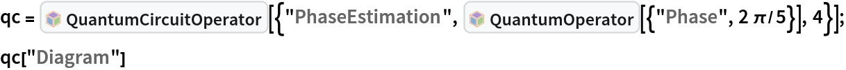 qc = InterpretationBox[FrameBox[TagBox[TooltipBox[PaneBox[GridBox[List[List[GraphicsBox[List[Thickness[0.0025`], List[FaceForm[List[RGBColor[0.9607843137254902`, 0.5058823529411764`, 0.19607843137254902`], Opacity[1.`]]], FilledCurveBox[List[List[List[0, 2, 0], List[0, 1, 0], List[0, 1, 0], List[0, 1, 0], List[0, 1, 0]], List[List[0, 2, 0], List[0, 1, 0], List[0, 1, 0], List[0, 1, 0], List[0, 1, 0]], List[List[0, 2, 0], List[0, 1, 0], List[0, 1, 0], List[0, 1, 0], List[0, 1, 0], List[0, 1, 0]], List[List[0, 2, 0], List[1, 3, 3], List[0, 1, 0], List[1, 3, 3], List[0, 1, 0], List[1, 3, 3], List[0, 1, 0], List[1, 3, 3], List[1, 3, 3], List[0, 1, 0], List[1, 3, 3], List[0, 1, 0], List[1, 3, 3]]], List[List[List[205.`, 22.863691329956055`], List[205.`, 212.31669425964355`], List[246.01799774169922`, 235.99870109558105`], List[369.0710144042969`, 307.0436840057373`], List[369.0710144042969`, 117.59068870544434`], List[205.`, 22.863691329956055`]], List[List[30.928985595703125`, 307.0436840057373`], List[153.98200225830078`, 235.99870109558105`], List[195.`, 212.31669425964355`], List[195.`, 22.863691329956055`], List[30.928985595703125`, 117.59068870544434`], List[30.928985595703125`, 307.0436840057373`]], List[List[200.`, 410.42970085144043`], List[364.0710144042969`, 315.7036876678467`], List[241.01799774169922`, 244.65868949890137`], List[200.`, 220.97669792175293`], List[158.98200225830078`, 244.65868949890137`], List[35.928985595703125`, 315.7036876678467`], List[200.`, 410.42970085144043`]], List[List[376.5710144042969`, 320.03370475769043`], List[202.5`, 420.53370475769043`], List[200.95300006866455`, 421.42667961120605`], List[199.04699993133545`, 421.42667961120605`], List[197.5`, 420.53370475769043`], List[23.428985595703125`, 320.03370475769043`], List[21.882003784179688`, 319.1406993865967`], List[20.928985595703125`, 317.4896984100342`], List[20.928985595703125`, 315.7036876678467`], List[20.928985595703125`, 114.70369529724121`], List[20.928985595703125`, 112.91769218444824`], List[21.882003784179688`, 111.26669120788574`], List[23.428985595703125`, 110.37369346618652`], List[197.5`, 9.87369155883789`], List[198.27300024032593`, 9.426692008972168`], List[199.13700008392334`, 9.203690528869629`], List[200.`, 9.203690528869629`], List[200.86299991607666`, 9.203690528869629`], List[201.72699999809265`, 9.426692008972168`], List[202.5`, 9.87369155883789`], List[376.5710144042969`, 110.37369346618652`], List[378.1179962158203`, 111.26669120788574`], List[379.0710144042969`, 112.91769218444824`], List[379.0710144042969`, 114.70369529724121`], List[379.0710144042969`, 315.7036876678467`], List[379.0710144042969`, 317.4896984100342`], List[378.1179962158203`, 319.1406993865967`], List[376.5710144042969`, 320.03370475769043`]]]]], List[FaceForm[List[RGBColor[0.5529411764705883`, 0.6745098039215687`, 0.8117647058823529`], Opacity[1.`]]], FilledCurveBox[List[List[List[0, 2, 0], List[0, 1, 0], List[0, 1, 0], List[0, 1, 0]]], List[List[List[44.92900085449219`, 282.59088134765625`], List[181.00001525878906`, 204.0298843383789`], List[181.00001525878906`, 46.90887451171875`], List[44.92900085449219`, 125.46986389160156`], List[44.92900085449219`, 282.59088134765625`]]]]], List[FaceForm[List[RGBColor[0.6627450980392157`, 0.803921568627451`, 0.5686274509803921`], Opacity[1.`]]], FilledCurveBox[List[List[List[0, 2, 0], List[0, 1, 0], List[0, 1, 0], List[0, 1, 0]]], List[List[List[355.0710144042969`, 282.59088134765625`], List[355.0710144042969`, 125.46986389160156`], List[219.`, 46.90887451171875`], List[219.`, 204.0298843383789`], List[355.0710144042969`, 282.59088134765625`]]]]], List[FaceForm[List[RGBColor[0.6901960784313725`, 0.5882352941176471`, 0.8117647058823529`], Opacity[1.`]]], FilledCurveBox[List[List[List[0, 2, 0], List[0, 1, 0], List[0, 1, 0], List[0, 1, 0]]], List[List[List[200.`, 394.0606994628906`], List[336.0710144042969`, 315.4997024536133`], List[200.`, 236.93968200683594`], List[63.928985595703125`, 315.4997024536133`], List[200.`, 394.0606994628906`]]]]]], List[Rule[BaselinePosition, Scaled[0.15`]], Rule[ImageSize, 10], Rule[ImageSize, 15]]], StyleBox[RowBox[List["QuantumCircuitOperator", " "]], Rule[ShowAutoStyles, False], Rule[ShowStringCharacters, False], Rule[FontSize, Times[0.9`, Inherited]], Rule[FontColor, GrayLevel[0.1`]]]]], Rule[GridBoxSpacings, List[Rule["Columns", List[List[0.25`]]]]]], Rule[Alignment, List[Left, Baseline]], Rule[BaselinePosition, Baseline], Rule[FrameMargins, List[List[3, 0], List[0, 0]]], Rule[BaseStyle, List[Rule[LineSpacing, List[0, 0]], Rule[LineBreakWithin, False]]]], RowBox[List["PacletSymbol", "[", RowBox[List["\"Wolfram/QuantumFramework\"", ",", "\"Wolfram`QuantumFramework`QuantumCircuitOperator\""]], "]"]], Rule[TooltipStyle, List[Rule[ShowAutoStyles, True], Rule[ShowStringCharacters, True]]]], Function[Annotation[Slot[1], Style[Defer[PacletSymbol["Wolfram/QuantumFramework", "Wolfram`QuantumFramework`QuantumCircuitOperator"]], Rule[ShowStringCharacters, True]], "Tooltip"]]], Rule[Background, RGBColor[0.968`, 0.976`, 0.984`]], Rule[BaselinePosition, Baseline], Rule[DefaultBaseStyle, List[]], Rule[FrameMargins, List[List[0, 0], List[1, 1]]], Rule[FrameStyle, RGBColor[0.831`, 0.847`, 0.85`]], Rule[RoundingRadius, 4]], PacletSymbol["Wolfram/QuantumFramework", "Wolfram`QuantumFramework`QuantumCircuitOperator"], Rule[Selectable, False], Rule[SelectWithContents, True], Rule[BoxID, "PacletSymbolBox"]][{"PhaseEstimation", InterpretationBox[FrameBox[TagBox[TooltipBox[PaneBox[GridBox[List[List[GraphicsBox[List[Thickness[0.0025`], List[FaceForm[List[RGBColor[0.9607843137254902`, 0.5058823529411764`, 0.19607843137254902`], Opacity[1.`]]], FilledCurveBox[List[List[List[0, 2, 0], List[0, 1, 0], List[0, 1, 0], List[0, 1, 0], List[0, 1, 0]], List[List[0, 2, 0], List[0, 1, 0], List[0, 1, 0], List[0, 1, 0], List[0, 1, 0]], List[List[0, 2, 0], List[0, 1, 0], List[0, 1, 0], List[0, 1, 0], List[0, 1, 0], List[0, 1, 0]], List[List[0, 2, 0], List[1, 3, 3], List[0, 1, 0], List[1, 3, 3], List[0, 1, 0], List[1, 3, 3], List[0, 1, 0], List[1, 3, 3], List[1, 3, 3], List[0, 1, 0], List[1, 3, 3], List[0, 1, 0], List[1, 3, 3]]], List[List[List[205.`, 22.863691329956055`], List[205.`, 212.31669425964355`], List[246.01799774169922`, 235.99870109558105`], List[369.0710144042969`, 307.0436840057373`], List[369.0710144042969`, 117.59068870544434`], List[205.`, 22.863691329956055`]], List[List[30.928985595703125`, 307.0436840057373`], List[153.98200225830078`, 235.99870109558105`], List[195.`, 212.31669425964355`], List[195.`, 22.863691329956055`], List[30.928985595703125`, 117.59068870544434`], List[30.928985595703125`, 307.0436840057373`]], List[List[200.`, 410.42970085144043`], List[364.0710144042969`, 315.7036876678467`], List[241.01799774169922`, 244.65868949890137`], List[200.`, 220.97669792175293`], List[158.98200225830078`, 244.65868949890137`], List[35.928985595703125`, 315.7036876678467`], List[200.`, 410.42970085144043`]], List[List[376.5710144042969`, 320.03370475769043`], List[202.5`, 420.53370475769043`], List[200.95300006866455`, 421.42667961120605`], List[199.04699993133545`, 421.42667961120605`], List[197.5`, 420.53370475769043`], List[23.428985595703125`, 320.03370475769043`], List[21.882003784179688`, 319.1406993865967`], List[20.928985595703125`, 317.4896984100342`], List[20.928985595703125`, 315.7036876678467`], List[20.928985595703125`, 114.70369529724121`], List[20.928985595703125`, 112.91769218444824`], List[21.882003784179688`, 111.26669120788574`], List[23.428985595703125`, 110.37369346618652`], List[197.5`, 9.87369155883789`], List[198.27300024032593`, 9.426692008972168`], List[199.13700008392334`, 9.203690528869629`], List[200.`, 9.203690528869629`], List[200.86299991607666`, 9.203690528869629`], List[201.72699999809265`, 9.426692008972168`], List[202.5`, 9.87369155883789`], List[376.5710144042969`, 110.37369346618652`], List[378.1179962158203`, 111.26669120788574`], List[379.0710144042969`, 112.91769218444824`], List[379.0710144042969`, 114.70369529724121`], List[379.0710144042969`, 315.7036876678467`], List[379.0710144042969`, 317.4896984100342`], List[378.1179962158203`, 319.1406993865967`], List[376.5710144042969`, 320.03370475769043`]]]]], List[FaceForm[List[RGBColor[0.5529411764705883`, 0.6745098039215687`, 0.8117647058823529`], Opacity[1.`]]], FilledCurveBox[List[List[List[0, 2, 0], List[0, 1, 0], List[0, 1, 0], List[0, 1, 0]]], List[List[List[44.92900085449219`, 282.59088134765625`], List[181.00001525878906`, 204.0298843383789`], List[181.00001525878906`, 46.90887451171875`], List[44.92900085449219`, 125.46986389160156`], List[44.92900085449219`, 282.59088134765625`]]]]], List[FaceForm[List[RGBColor[0.6627450980392157`, 0.803921568627451`, 0.5686274509803921`], Opacity[1.`]]], FilledCurveBox[List[List[List[0, 2, 0], List[0, 1, 0], List[0, 1, 0], List[0, 1, 0]]], List[List[List[355.0710144042969`, 282.59088134765625`], List[355.0710144042969`, 125.46986389160156`], List[219.`, 46.90887451171875`], List[219.`, 204.0298843383789`], List[355.0710144042969`, 282.59088134765625`]]]]], List[FaceForm[List[RGBColor[0.6901960784313725`, 0.5882352941176471`, 0.8117647058823529`], Opacity[1.`]]], FilledCurveBox[List[List[List[0, 2, 0], List[0, 1, 0], List[0, 1, 0], List[0, 1, 0]]], List[List[List[200.`, 394.0606994628906`], List[336.0710144042969`, 315.4997024536133`], List[200.`, 236.93968200683594`], List[63.928985595703125`, 315.4997024536133`], List[200.`, 394.0606994628906`]]]]]], List[Rule[BaselinePosition, Scaled[0.15`]], Rule[ImageSize, 10], Rule[ImageSize, 15]]], StyleBox[RowBox[List["QuantumOperator", " "]], Rule[ShowAutoStyles, False], Rule[ShowStringCharacters, False], Rule[FontSize, Times[0.9`, Inherited]], Rule[FontColor, GrayLevel[0.1`]]]]], Rule[GridBoxSpacings, List[Rule["Columns", List[List[0.25`]]]]]], Rule[Alignment, List[Left, Baseline]], Rule[BaselinePosition, Baseline], Rule[FrameMargins, List[List[3, 0], List[0, 0]]], Rule[BaseStyle, List[Rule[LineSpacing, List[0, 0]], Rule[LineBreakWithin, False]]]], RowBox[List["PacletSymbol", "[", RowBox[List["\"Wolfram/QuantumFramework\"", ",", "\"Wolfram`QuantumFramework`QuantumOperator\""]], "]"]], Rule[TooltipStyle, List[Rule[ShowAutoStyles, True], Rule[ShowStringCharacters, True]]]], Function[Annotation[Slot[1], Style[Defer[PacletSymbol["Wolfram/QuantumFramework", "Wolfram`QuantumFramework`QuantumOperator"]], Rule[ShowStringCharacters, True]], "Tooltip"]]], Rule[Background, RGBColor[0.968`, 0.976`, 0.984`]], Rule[BaselinePosition, Baseline], Rule[DefaultBaseStyle, List[]], Rule[FrameMargins, List[List[0, 0], List[1, 1]]], Rule[FrameStyle, RGBColor[0.831`, 0.847`, 0.85`]], Rule[RoundingRadius, 4]], PacletSymbol["Wolfram/QuantumFramework", "Wolfram`QuantumFramework`QuantumOperator"], Rule[Selectable, False], Rule[SelectWithContents, True], Rule[BoxID, "PacletSymbolBox"]][{"Phase", 2 \[Pi]/5}], 4}];
qc["Diagram"]