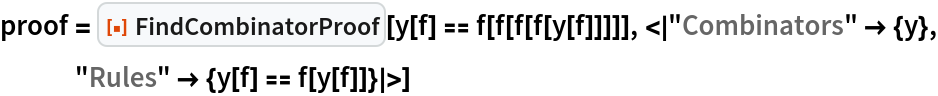 FindCombinatorProof | Wolfram Function Repository