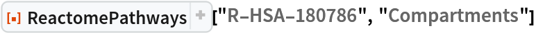 ResourceFunction["ReactomePathways"]["R-HSA-180786", "Compartments"]