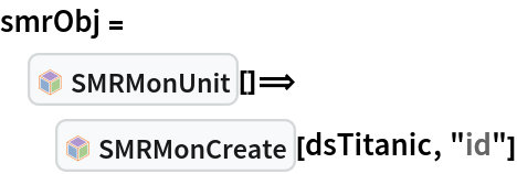 smrObj =
 InterpretationBox[FrameBox[TagBox[TooltipBox[PaneBox[GridBox[List[List[GraphicsBox[List[Thickness[0.0025`], List[FaceForm[List[RGBColor[0.9607843137254902`, 0.5058823529411764`, 0.19607843137254902`], Opacity[1.`]]], FilledCurveBox[List[List[List[0, 2, 0], List[0, 1, 0], List[0, 1, 0], List[0, 1, 0], List[0, 1, 0]], List[List[0, 2, 0], List[0, 1, 0], List[0, 1, 0], List[0, 1, 0], List[0, 1, 0]], List[List[0, 2, 0], List[0, 1, 0], List[0, 1, 0], List[0, 1, 0], List[0, 1, 0], List[0, 1, 0]], List[List[0, 2, 0], List[1, 3, 3], List[0, 1, 0], List[1, 3, 3], List[0, 1, 0], List[1, 3, 3], List[0, 1, 0], List[1, 3, 3], List[1, 3, 3], List[0, 1, 0], List[1, 3, 3], List[0, 1, 0], List[1, 3, 3]]], List[List[List[205.`, 22.863691329956055`], List[205.`, 212.31669425964355`], List[246.01799774169922`, 235.99870109558105`], List[369.0710144042969`, 307.0436840057373`], List[369.0710144042969`, 117.59068870544434`], List[205.`, 22.863691329956055`]], List[List[30.928985595703125`, 307.0436840057373`], List[153.98200225830078`, 235.99870109558105`], List[195.`, 212.31669425964355`], List[195.`, 22.863691329956055`], List[30.928985595703125`, 117.59068870544434`], List[30.928985595703125`, 307.0436840057373`]], List[List[200.`, 410.42970085144043`], List[364.0710144042969`, 315.7036876678467`], List[241.01799774169922`, 244.65868949890137`], List[200.`, 220.97669792175293`], List[158.98200225830078`, 244.65868949890137`], List[35.928985595703125`, 315.7036876678467`], List[200.`, 410.42970085144043`]], List[List[376.5710144042969`, 320.03370475769043`], List[202.5`, 420.53370475769043`], List[200.95300006866455`, 421.42667961120605`], List[199.04699993133545`, 421.42667961120605`], List[197.5`, 420.53370475769043`], List[23.428985595703125`, 320.03370475769043`], List[21.882003784179688`, 319.1406993865967`], List[20.928985595703125`, 317.4896984100342`], List[20.928985595703125`, 315.7036876678467`], List[20.928985595703125`, 114.70369529724121`], List[20.928985595703125`, 112.91769218444824`], List[21.882003784179688`, 111.26669120788574`], List[23.428985595703125`, 110.37369346618652`], List[197.5`, 9.87369155883789`], List[198.27300024032593`, 9.426692008972168`], List[199.13700008392334`, 9.203690528869629`], List[200.`, 9.203690528869629`], List[200.86299991607666`, 9.203690528869629`], List[201.72699999809265`, 9.426692008972168`], List[202.5`, 9.87369155883789`], List[376.5710144042969`, 110.37369346618652`], List[378.1179962158203`, 111.26669120788574`], List[379.0710144042969`, 112.91769218444824`], List[379.0710144042969`, 114.70369529724121`], List[379.0710144042969`, 315.7036876678467`], List[379.0710144042969`, 317.4896984100342`], List[378.1179962158203`, 319.1406993865967`], List[376.5710144042969`, 320.03370475769043`]]]]], List[FaceForm[List[RGBColor[0.5529411764705883`, 0.6745098039215687`, 0.8117647058823529`], Opacity[1.`]]], FilledCurveBox[List[List[List[0, 2, 0], List[0, 1, 0], List[0, 1, 0], List[0, 1, 0]]], List[List[List[44.92900085449219`, 282.59088134765625`], List[181.00001525878906`, 204.0298843383789`], List[181.00001525878906`, 46.90887451171875`], List[44.92900085449219`, 125.46986389160156`], List[44.92900085449219`, 282.59088134765625`]]]]], List[FaceForm[List[RGBColor[0.6627450980392157`, 0.803921568627451`, 0.5686274509803921`], Opacity[1.`]]], FilledCurveBox[List[List[List[0, 2, 0], List[0, 1, 0], List[0, 1, 0], List[0, 1, 0]]], List[List[List[355.0710144042969`, 282.59088134765625`], List[355.0710144042969`, 125.46986389160156`], List[219.`, 46.90887451171875`], List[219.`, 204.0298843383789`], List[355.0710144042969`, 282.59088134765625`]]]]], List[FaceForm[List[RGBColor[0.6901960784313725`, 0.5882352941176471`, 0.8117647058823529`], Opacity[1.`]]], FilledCurveBox[List[List[List[0, 2, 0], List[0, 1, 0], List[0, 1, 0], List[0, 1, 0]]], List[List[List[200.`, 394.0606994628906`], List[336.0710144042969`, 315.4997024536133`], List[200.`, 236.93968200683594`], List[63.928985595703125`, 315.4997024536133`], List[200.`, 394.0606994628906`]]]]]], List[Rule[BaselinePosition, Scaled[0.15`]], Rule[ImageSize, 10], Rule[ImageSize, 15]]], StyleBox[RowBox[List["SMRMonUnit", " "]], Rule[ShowAutoStyles, False], Rule[ShowStringCharacters, False], Rule[FontSize, Times[0.9`, Inherited]], Rule[FontColor, GrayLevel[0.1`]]]]], Rule[GridBoxSpacings, List[Rule["Columns", List[List[0.25`]]]]]], Rule[Alignment, List[Left, Baseline]], Rule[BaselinePosition, Baseline], Rule[FrameMargins, List[List[3, 0], List[0, 0]]], Rule[BaseStyle, List[Rule[LineSpacing, List[0, 0]], Rule[LineBreakWithin, False]]]], RowBox[List["PacletSymbol", "[", RowBox[List["\"AntonAntonov/MonadicSparseMatrixRecommender\"", ",", "\"AntonAntonov`MonadicSparseMatrixRecommender`SMRMonUnit\""]], "]"]], Rule[TooltipStyle, List[Rule[ShowAutoStyles, True], Rule[ShowStringCharacters, True]]]], Function[Annotation[Slot[1], Style[Defer[PacletSymbol["AntonAntonov/MonadicSparseMatrixRecommender", "AntonAntonov`MonadicSparseMatrixRecommender`SMRMonUnit"]], Rule[ShowStringCharacters, True]], "Tooltip"]]], Rule[Background, RGBColor[0.968`, 0.976`, 0.984`]], Rule[BaselinePosition, Baseline], Rule[DefaultBaseStyle, List[]], Rule[FrameMargins, List[List[0, 0], List[1, 1]]], Rule[FrameStyle, RGBColor[0.831`, 0.847`, 0.85`]], Rule[RoundingRadius, 4]], PacletSymbol["AntonAntonov/MonadicSparseMatrixRecommender", "AntonAntonov`MonadicSparseMatrixRecommender`SMRMonUnit"], Rule[Selectable, False], Rule[SelectWithContents, True], Rule[BoxID, "PacletSymbolBox"]][]\[DoubleLongRightArrow]
  InterpretationBox[FrameBox[TagBox[TooltipBox[PaneBox[GridBox[List[List[GraphicsBox[List[Thickness[0.0025`], List[FaceForm[List[RGBColor[0.9607843137254902`, 0.5058823529411764`, 0.19607843137254902`], Opacity[1.`]]], FilledCurveBox[List[List[List[0, 2, 0], List[0, 1, 0], List[0, 1, 0], List[0, 1, 0], List[0, 1, 0]], List[List[0, 2, 0], List[0, 1, 0], List[0, 1, 0], List[0, 1, 0], List[0, 1, 0]], List[List[0, 2, 0], List[0, 1, 0], List[0, 1, 0], List[0, 1, 0], List[0, 1, 0], List[0, 1, 0]], List[List[0, 2, 0], List[1, 3, 3], List[0, 1, 0], List[1, 3, 3], List[0, 1, 0], List[1, 3, 3], List[0, 1, 0], List[1, 3, 3], List[1, 3, 3], List[0, 1, 0], List[1, 3, 3], List[0, 1, 0], List[1, 3, 3]]], List[List[List[205.`, 22.863691329956055`], List[205.`, 212.31669425964355`], List[246.01799774169922`, 235.99870109558105`], List[369.0710144042969`, 307.0436840057373`], List[369.0710144042969`, 117.59068870544434`], List[205.`, 22.863691329956055`]], List[List[30.928985595703125`, 307.0436840057373`], List[153.98200225830078`, 235.99870109558105`], List[195.`, 212.31669425964355`], List[195.`, 22.863691329956055`], List[30.928985595703125`, 117.59068870544434`], List[30.928985595703125`, 307.0436840057373`]], List[List[200.`, 410.42970085144043`], List[364.0710144042969`, 315.7036876678467`], List[241.01799774169922`, 244.65868949890137`], List[200.`, 220.97669792175293`], List[158.98200225830078`, 244.65868949890137`], List[35.928985595703125`, 315.7036876678467`], List[200.`, 410.42970085144043`]], List[List[376.5710144042969`, 320.03370475769043`], List[202.5`, 420.53370475769043`], List[200.95300006866455`, 421.42667961120605`], List[199.04699993133545`, 421.42667961120605`], List[197.5`, 420.53370475769043`], List[23.428985595703125`, 320.03370475769043`], List[21.882003784179688`, 319.1406993865967`], List[20.928985595703125`, 317.4896984100342`], List[20.928985595703125`, 315.7036876678467`], List[20.928985595703125`, 114.70369529724121`], List[20.928985595703125`, 112.91769218444824`], List[21.882003784179688`, 111.26669120788574`], List[23.428985595703125`, 110.37369346618652`], List[197.5`, 9.87369155883789`], List[198.27300024032593`, 9.426692008972168`], List[199.13700008392334`, 9.203690528869629`], List[200.`, 9.203690528869629`], List[200.86299991607666`, 9.203690528869629`], List[201.72699999809265`, 9.426692008972168`], List[202.5`, 9.87369155883789`], List[376.5710144042969`, 110.37369346618652`], List[378.1179962158203`, 111.26669120788574`], List[379.0710144042969`, 112.91769218444824`], List[379.0710144042969`, 114.70369529724121`], List[379.0710144042969`, 315.7036876678467`], List[379.0710144042969`, 317.4896984100342`], List[378.1179962158203`, 319.1406993865967`], List[376.5710144042969`, 320.03370475769043`]]]]], List[FaceForm[List[RGBColor[0.5529411764705883`, 0.6745098039215687`, 0.8117647058823529`], Opacity[1.`]]], FilledCurveBox[List[List[List[0, 2, 0], List[0, 1, 0], List[0, 1, 0], List[0, 1, 0]]], List[List[List[44.92900085449219`, 282.59088134765625`], List[181.00001525878906`, 204.0298843383789`], List[181.00001525878906`, 46.90887451171875`], List[44.92900085449219`, 125.46986389160156`], List[44.92900085449219`, 282.59088134765625`]]]]], List[FaceForm[List[RGBColor[0.6627450980392157`, 0.803921568627451`, 0.5686274509803921`], Opacity[1.`]]], FilledCurveBox[List[List[List[0, 2, 0], List[0, 1, 0], List[0, 1, 0], List[0, 1, 0]]], List[List[List[355.0710144042969`, 282.59088134765625`], List[355.0710144042969`, 125.46986389160156`], List[219.`, 46.90887451171875`], List[219.`, 204.0298843383789`], List[355.0710144042969`, 282.59088134765625`]]]]], List[FaceForm[List[RGBColor[0.6901960784313725`, 0.5882352941176471`, 0.8117647058823529`], Opacity[1.`]]], FilledCurveBox[List[List[List[0, 2, 0], List[0, 1, 0], List[0, 1, 0], List[0, 1, 0]]], List[List[List[200.`, 394.0606994628906`], List[336.0710144042969`, 315.4997024536133`], List[200.`, 236.93968200683594`], List[63.928985595703125`, 315.4997024536133`], List[200.`, 394.0606994628906`]]]]]], List[Rule[BaselinePosition, Scaled[0.15`]], Rule[ImageSize, 10], Rule[ImageSize, 15]]], StyleBox[RowBox[List["SMRMonCreate", " "]], Rule[ShowAutoStyles, False], Rule[ShowStringCharacters, False], Rule[FontSize, Times[0.9`, Inherited]], Rule[FontColor, GrayLevel[0.1`]]]]], Rule[GridBoxSpacings, List[Rule["Columns", List[List[0.25`]]]]]], Rule[Alignment, List[Left, Baseline]], Rule[BaselinePosition, Baseline], Rule[FrameMargins, List[List[3, 0], List[0, 0]]], Rule[BaseStyle, List[Rule[LineSpacing, List[0, 0]], Rule[LineBreakWithin, False]]]], RowBox[List["PacletSymbol", "[", RowBox[List["\"AntonAntonov/MonadicSparseMatrixRecommender\"", ",", "\"AntonAntonov`MonadicSparseMatrixRecommender`SMRMonCreate\""]], "]"]], Rule[TooltipStyle, List[Rule[ShowAutoStyles, True], Rule[ShowStringCharacters, True]]]], Function[Annotation[Slot[1], Style[Defer[PacletSymbol["AntonAntonov/MonadicSparseMatrixRecommender", "AntonAntonov`MonadicSparseMatrixRecommender`SMRMonCreate"]], Rule[ShowStringCharacters, True]], "Tooltip"]]], Rule[Background, RGBColor[0.968`, 0.976`, 0.984`]], Rule[BaselinePosition, Baseline], Rule[DefaultBaseStyle, List[]], Rule[FrameMargins, List[List[0, 0], List[1, 1]]], Rule[FrameStyle, RGBColor[0.831`, 0.847`, 0.85`]], Rule[RoundingRadius, 4]], PacletSymbol["AntonAntonov/MonadicSparseMatrixRecommender", "AntonAntonov`MonadicSparseMatrixRecommender`SMRMonCreate"], Rule[Selectable, False], Rule[SelectWithContents, True], Rule[BoxID, "PacletSymbolBox"]][dsTitanic, "id"]