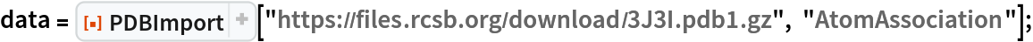 data = ResourceFunction["PDBImport"][
   "https://files.rcsb.org/download/3J3I.pdb1.gz", "AtomAssociation"];