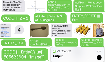 Interfacing Wolfram Language Capabilities with SMS & MMS Messaging