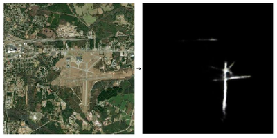 Pick Out Runways from Satellite Photographs of Airports