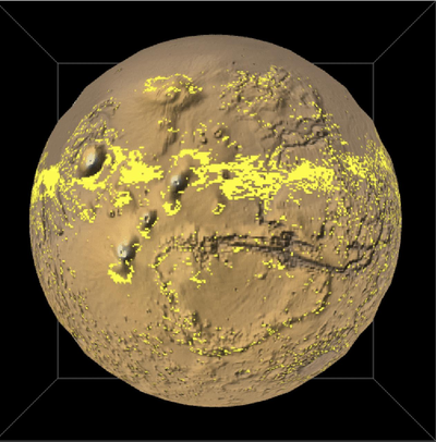 Solar Panel Placement on Mars