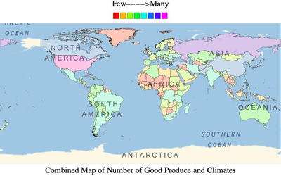 Finding Locations Where Hydroponic Farming Is More Favorable Based on Climate Conditions