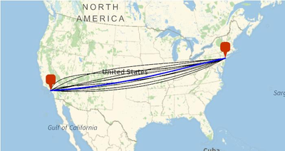 Optimizing Flight Paths for Wind